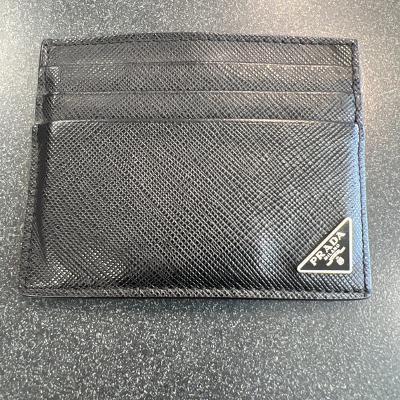Men’s Prada Saffiano card wallet - Picture 1 of 7